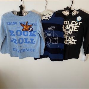 Toddler Boy Clothes size 4T Top Bundle